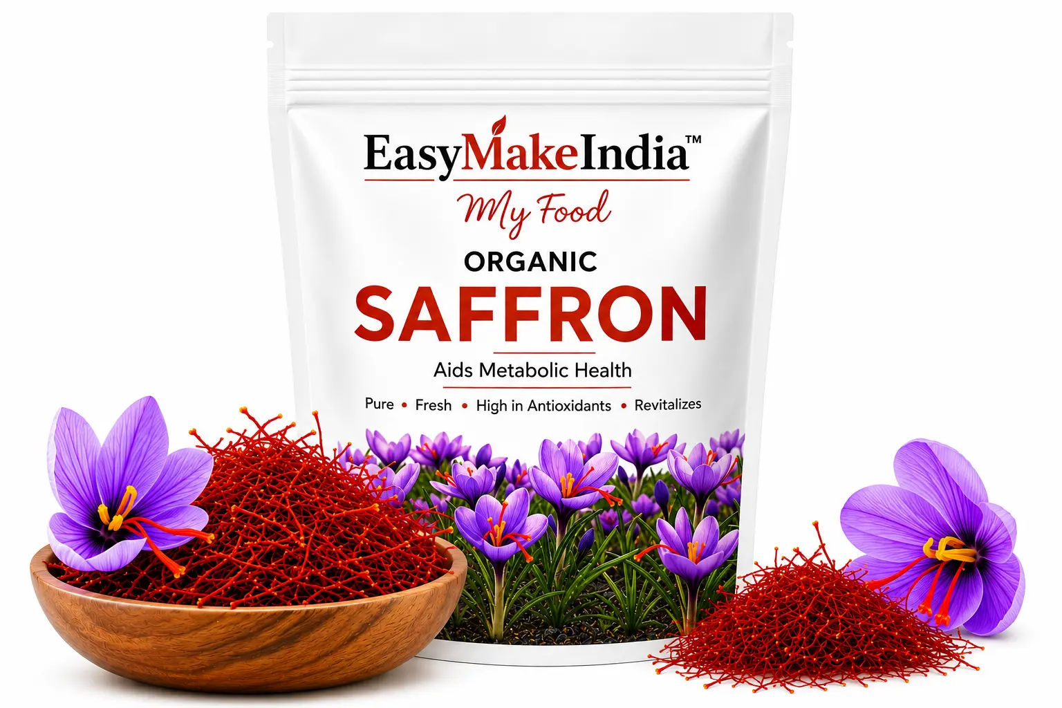 Organic Saffron features