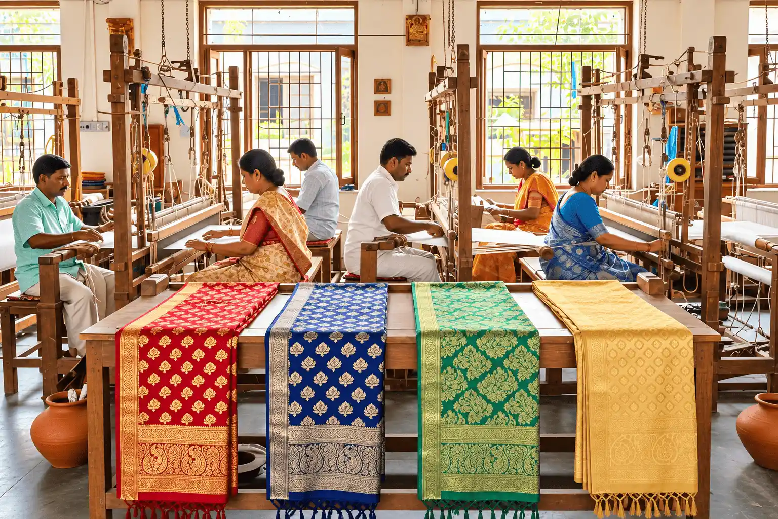 Handicraft Silk products by Alsthom Group